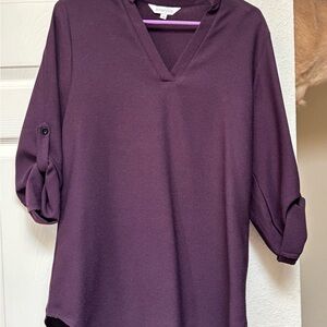 Amaryllis Deep Purple Blouse